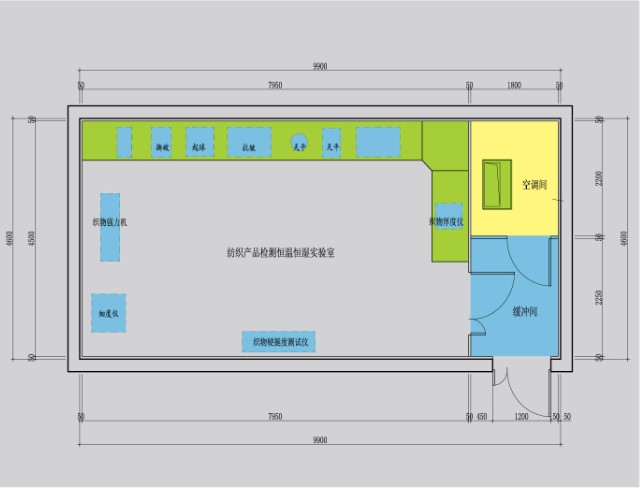 恒溫恒濕實(shí)驗(yàn)室設(shè)計(jì)圖